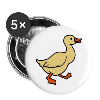 goose - Buttons groß 56 mm (5er Pack) - Weiß - Vorne