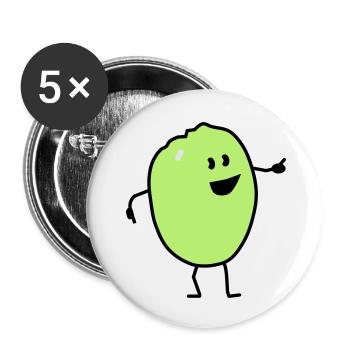 quince - Buttons groß 56 mm (5er Pack) - Weiß - Vorne