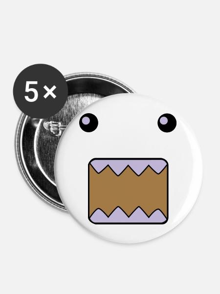 Domo - Buttons large 2.2''/56 mm (5-pack) - white