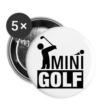 minigolf_2_f1 - Buttons large 2.2''/56 mm (5-pack) - white - Front