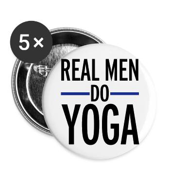 Yoga - Buttons large 2.2''/56 mm (5-pack) - white - Front