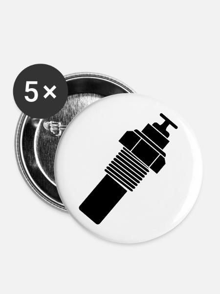 Flüssigkeit temperatursensor - Buttons groß 56 mm (5er Pack) - Weiß