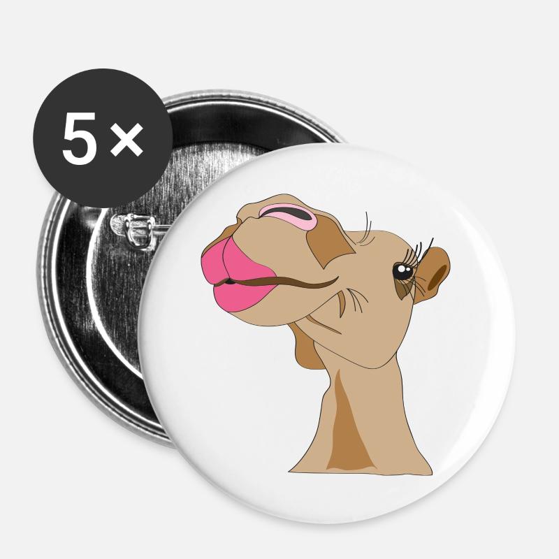 camel - Buttons large 2.2''/56 mm (5-pack) - white