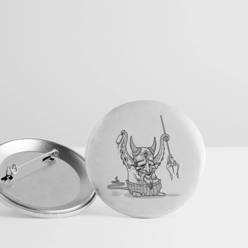 cool devil Buttons large 2.2''/56 mm (5-pack)