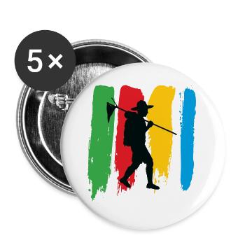 Scouting - Scouting - Buttons large 2.2''/56 mm (5-pack) - white - Front