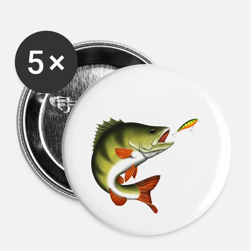 Perch - Buttons large 2.2''/56 mm (5-pack) - white