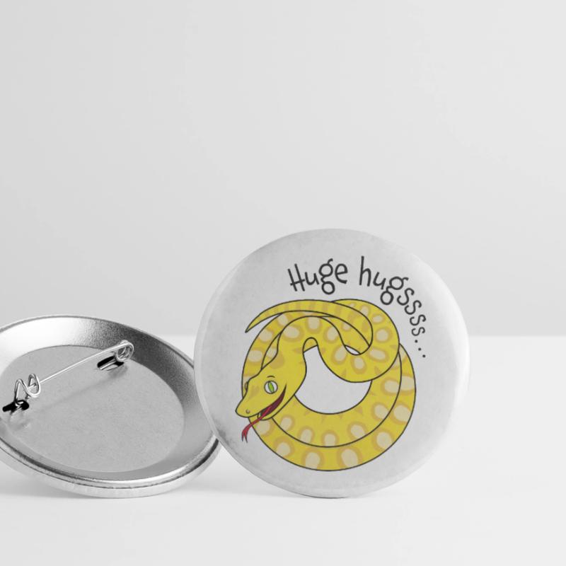 Tight hugs available from python! Buttons large 2.2''/56 mm (5-pack)