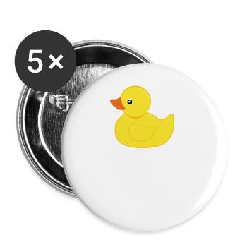 Big Duck Energy - Buttons large 2.2''/56 mm (5-pack) - white - Front