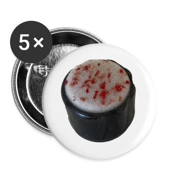 Rouleau de SUSHI - Lot de 5 grands badges (56 mm) - blanc - Devant