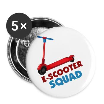 E-Scooter Roller Scooter - Buttons large 2.2''/56 mm (5-pack) - white - Front