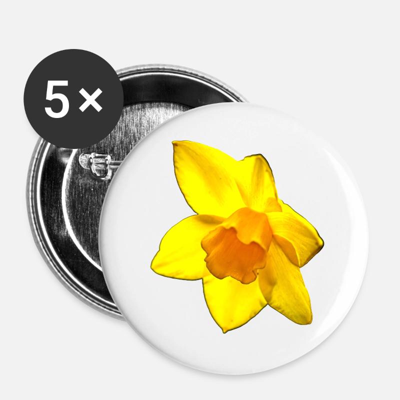 Flower, A731126 - Buttons large 2.2''/56 mm (5-pack) - white