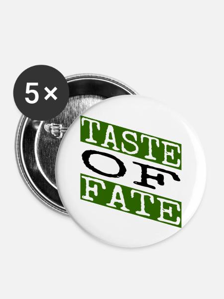destiny culinary masterpieces gift idea - Buttons groß 56 mm (5er Pack) - Weiß