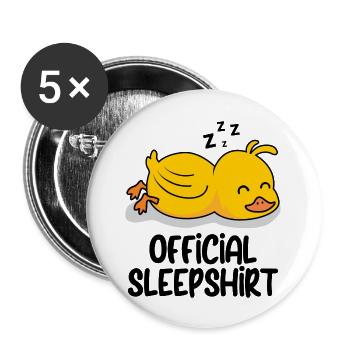 Drôle de dicton photo humour drôle idée idée cadeau - Lot de 5 grands badges (56 mm) - blanc - Devant