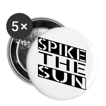 awesome sayings sun kissed joke - Buttons large 2.2''/56 mm (5-pack) - white - Front