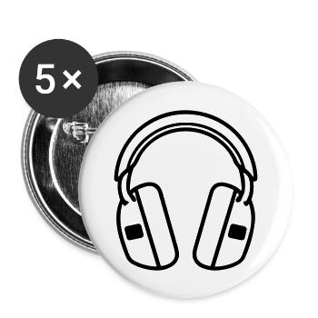 Gaming-Headset - Buttons groß 56 mm (5er Pack) - Weiß - Vorne
