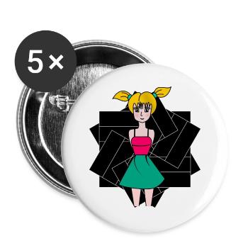anniversary. Anniversary Decade. humor. funny - Buttons large 2.2''/56 mm (5-pack) - white - Front
