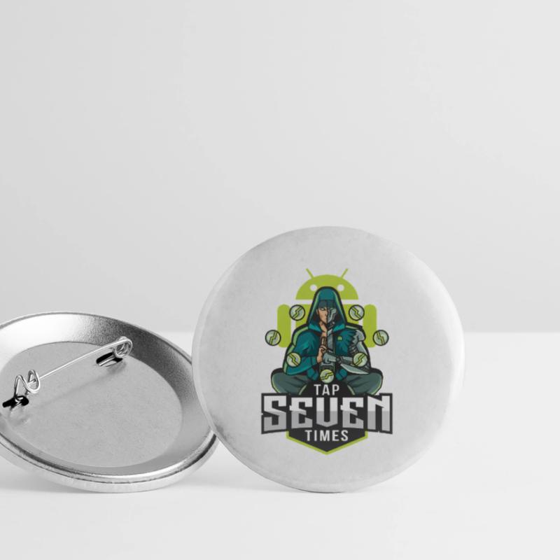 Android developer mode Buttons large 2.2''/56 mm (5-pack)