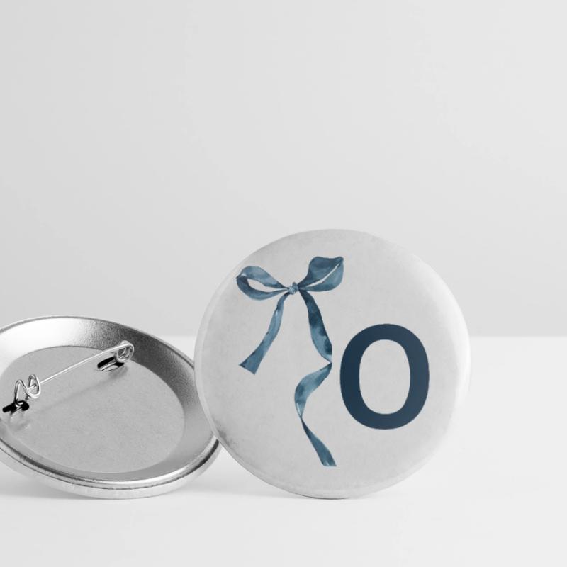 Monogramm oder Geschenkidee Buttons groß 56 mm (5er Pack)