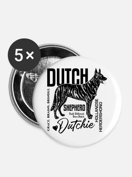 Luci-Standing-SideView - Buttons groß 56 mm (5er Pack) - Weiß