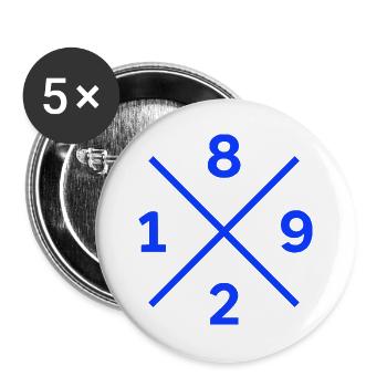 1892 Berlin football fan bag, socks, mug - Buttons large 2.2''/56 mm (5-pack) - white - Front
