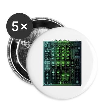 Röntgen Mischpult Dj - Buttons groß 56 mm (5er Pack) - Weiß - Vorne