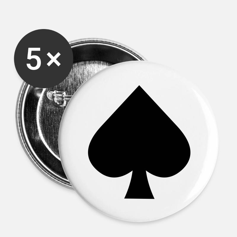 pik - Buttons large 2.2''/56 mm (5-pack) - white