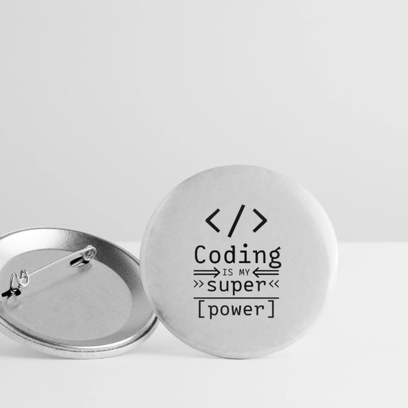 Coding Computer Science Software Programmer Coder Buttons large 2.2''/56 mm (5-pack)