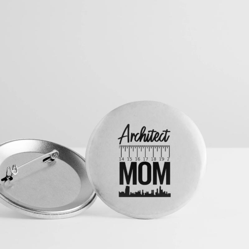 Architecte architecte architecte architecte Lot de 5 grands badges (56 mm)