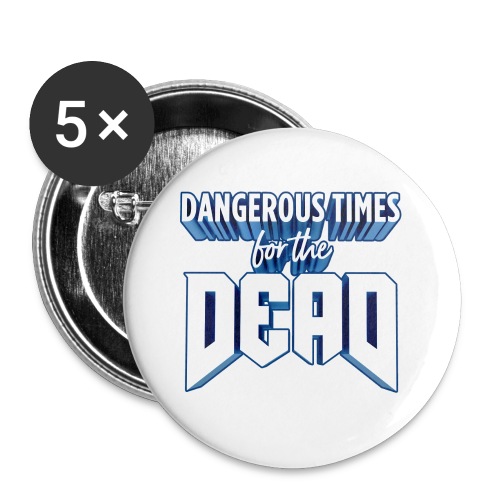DT4TD logo 3D - Buttons groot 56 mm (5-pack)