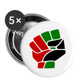 Palestina - Buttons groß 56 mm (5er Pack) - Weiß - Vorne