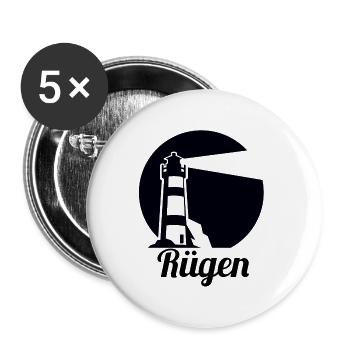 réprimande - Lot de 5 grands badges (56 mm) - blanc - Devant