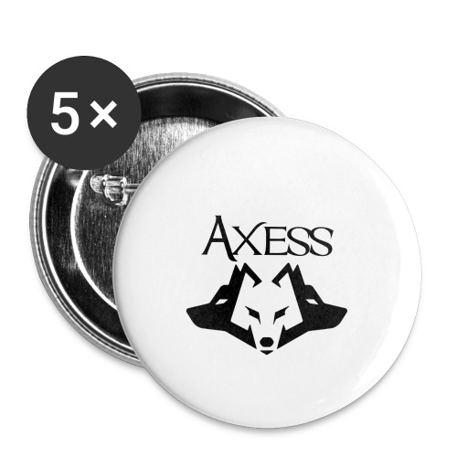 Axess - Buttons groß 56 mm (5er Pack)