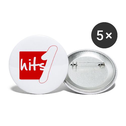 Hits 1 radio - Buttons large 2.2''/56 mm (5-pack)