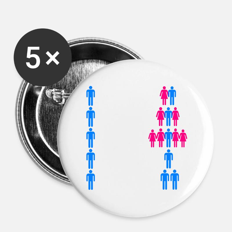 Programmer - Buttons large 2.2''/56 mm (5-pack) - white