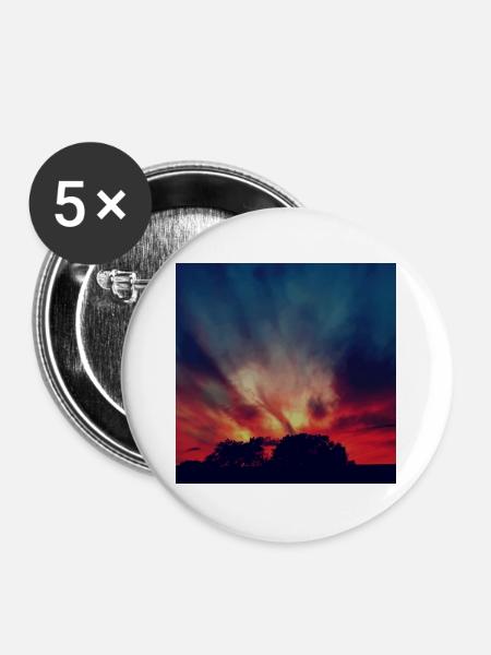 Sky Collection - Buttons groß 56 mm (5er Pack) - Weiß