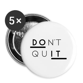 Do It Motivation - Buttons groß 56 mm (5er Pack) - Weiß - Vorne