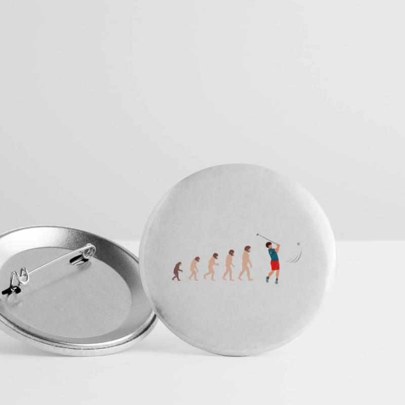 Evolution golf golfer gift idea Buttons large 2.2''/56 mm (5-pack)