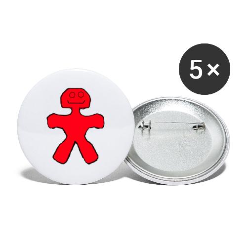 Blackie - Buttons/Badges stor, 56 mm (5-pack)