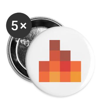 Sapnap - Lot de 5 grands badges (56 mm) - blanc - Devant