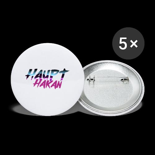 HauptHakan - Buttons groß 56 mm (5er Pack)
