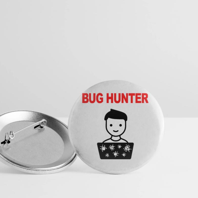Bug Hunter, Logiciel Testing, Programmeur, IT, Bugs Lot de 5 grands badges (56 mm)