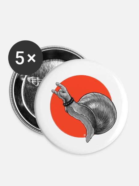 Metal Slug - Buttons groß 56 mm (5er Pack) - Weiß