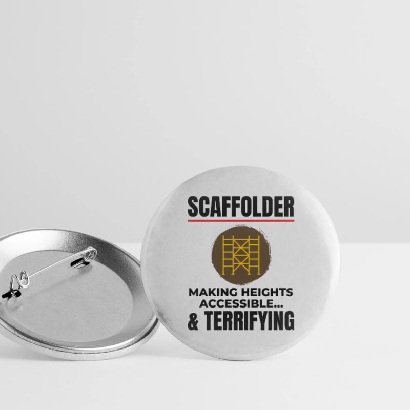 Plate-forme d’échafaudage d’échafaudage de constructeur d’échafaudages Lot de 5 grands badges (56 mm)