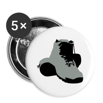 hiking boots - Buttons large 2.2''/56 mm (5-pack) - white - Front