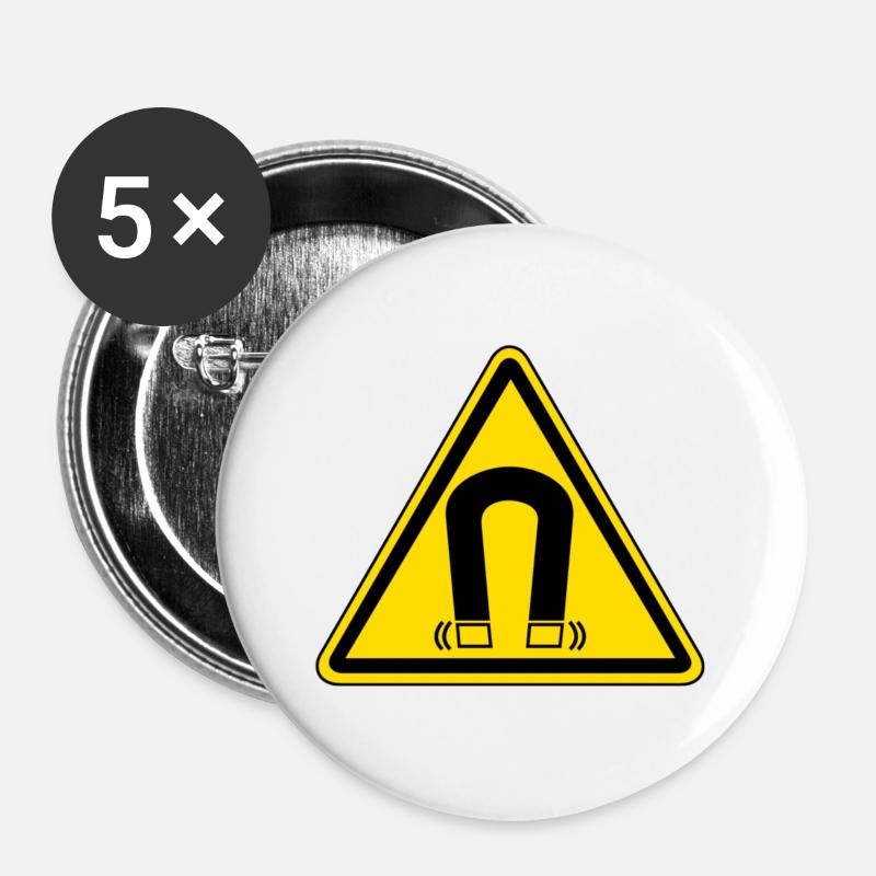 Magnetic - Buttons large 2.2''/56 mm (5-pack) - white