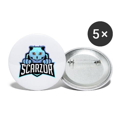 Scarzor Merchandise - Buttons groot 56 mm (5-pack)