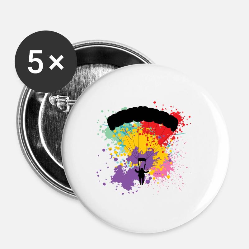 parachute - Buttons large 2.2''/56 mm (5-pack) - white