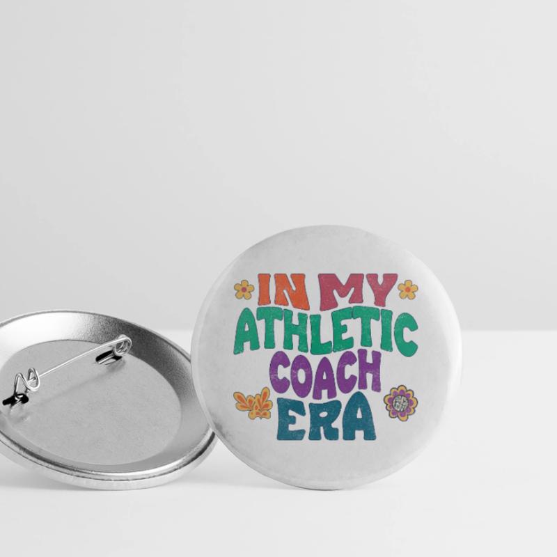 In my athletic coach era Buttons large 2.2''/56 mm (5-pack)
