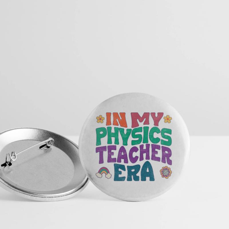 À l’époque de mon professeur de physique Lot de 5 grands badges (56 mm)