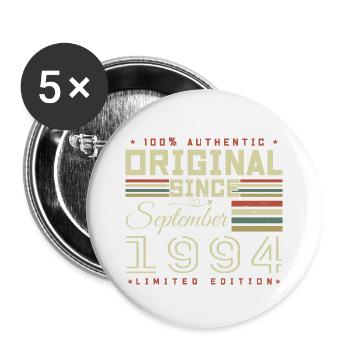September 1994 September 31st Anniversary Limited Edition - Buttons large 2.2''/56 mm (5-pack) - white - Front